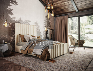 Lanaya Linear Panel Bed - Amore