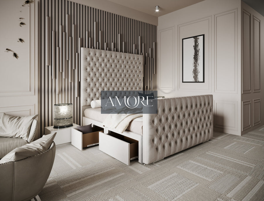 Mayfair upholstered storage deals bed