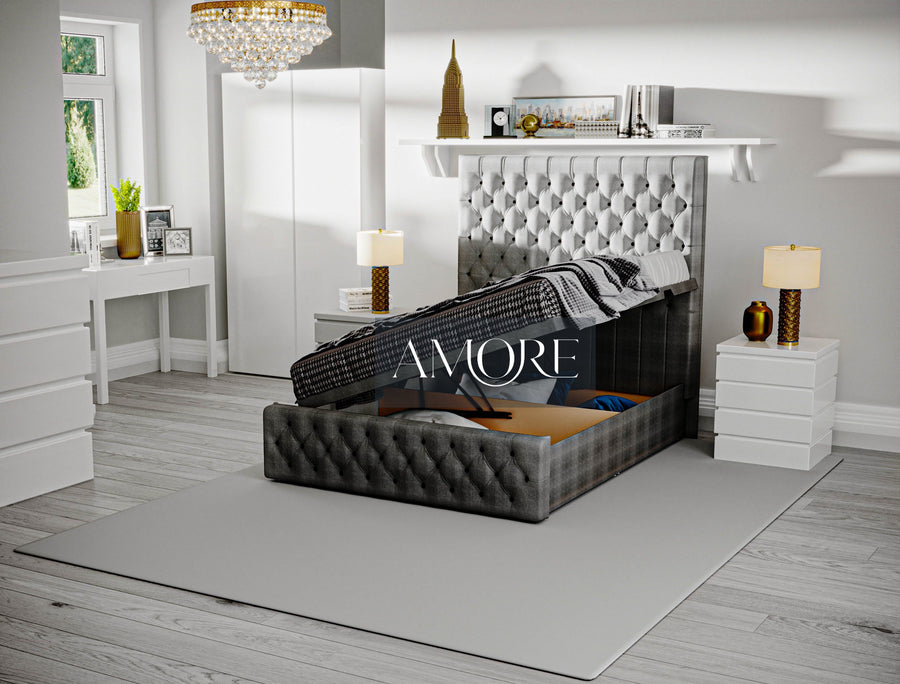Designer ottoman bed deals