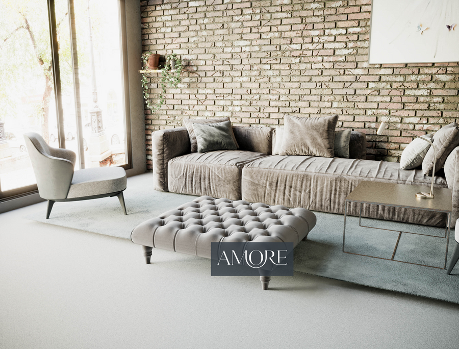 Chesterfield Upholstered Footstool Coffee Table