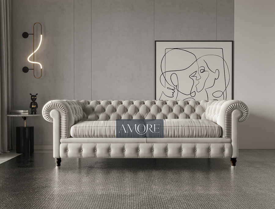 Valora England Newport 3 Seater Fabric Sofa