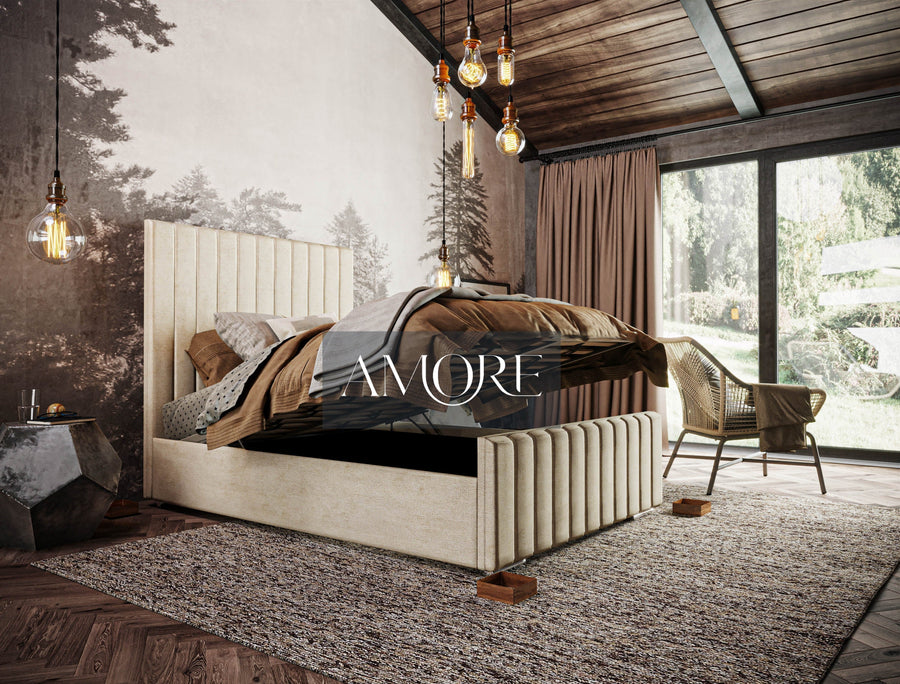 Lanaya Linear Panel Bed - Amore